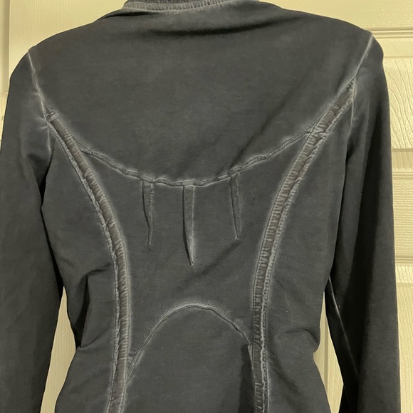 Elisa Cavaletti designer stretch embellished blue jacket size large - Picture 4 of 4